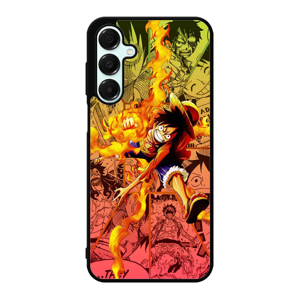 Fire Luffy One Piece Samsung Galaxy A16 Case OV10563