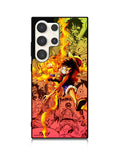 Fire Luffy One Piece Samsung Galaxy S23 Ultra 5G Case QC10563