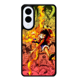 Fire Luffy One Piece Samsung Galaxy S25 Edge 5G Case OV10563