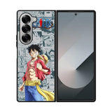 One Piece Comics Luffy Samsung Galaxy Z Fold 7 5G Case OV10524