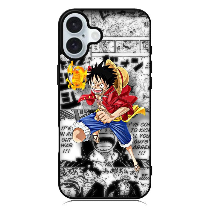 Monkey Luffy One Piece iPhone 16 Plus Case QC10505