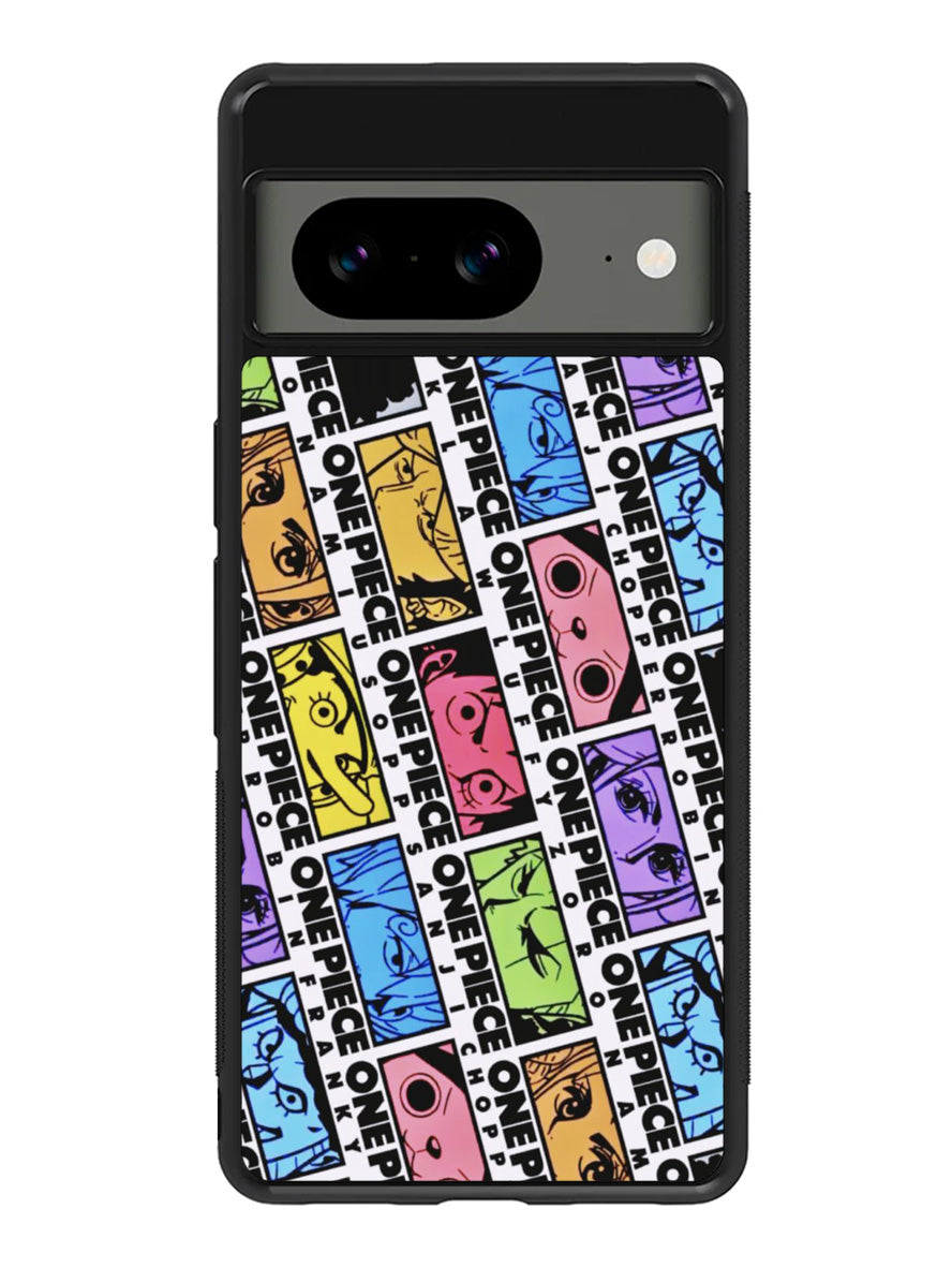 One Piece Sticker Face Google Pixel 8A Case QC10530