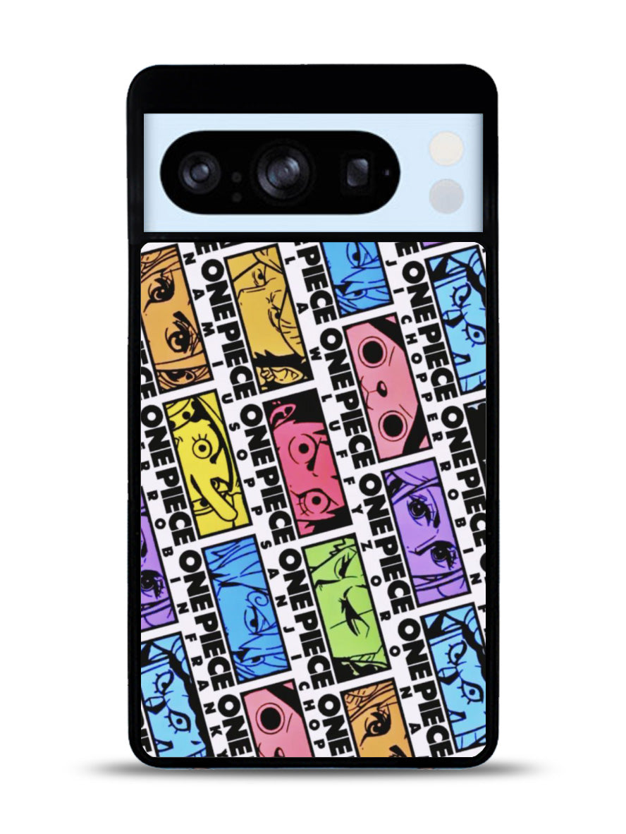 One Piece Sticker Face Google Pixel 8 Pro Case QC10530