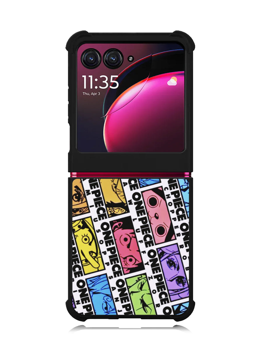 One Piece Sticker Face Motorola Moto Razr Plus 2023 , Moto Razr+ 2023 Case OV10530