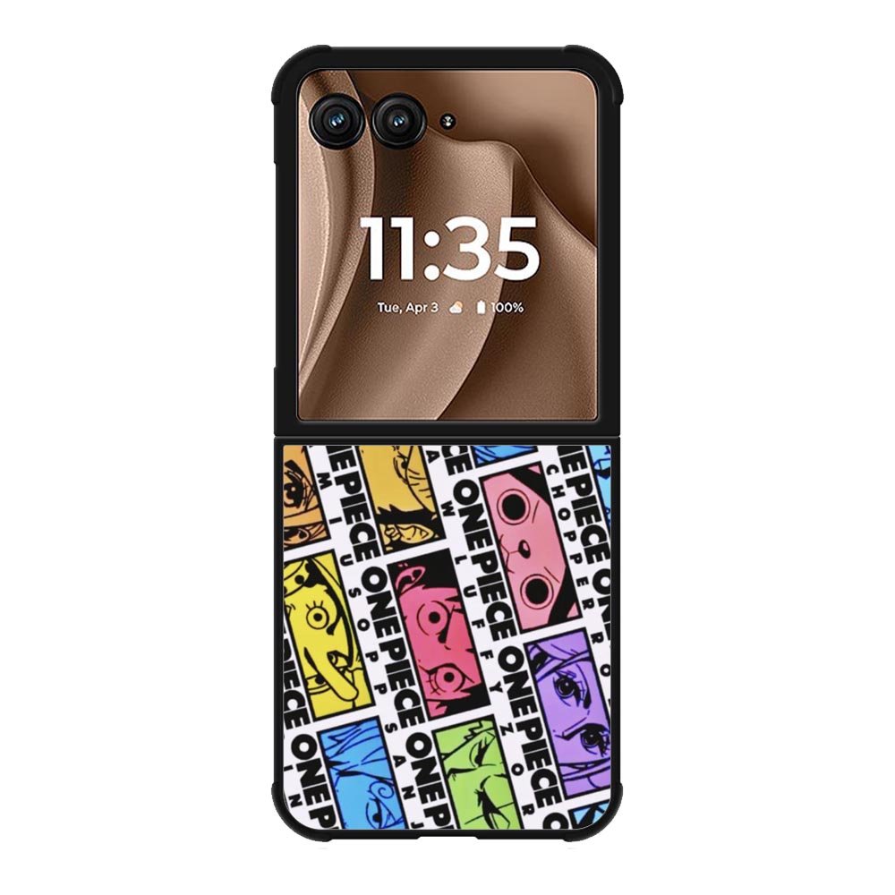 One Piece Sticker Face Motorola Moto RAZR Plus 2025 Case OV10530