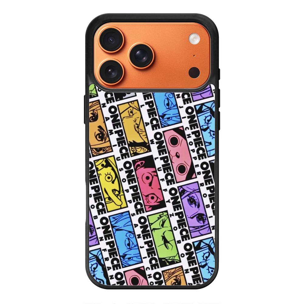 One Piece Sticker Face iPhone 17 Pro Max Case QC10530