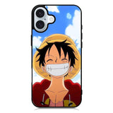 Luffy One Piece Straw Hat iPhone 16 Plus Case QC10478