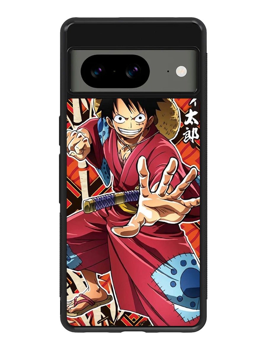 Luffy Arc Wano Kaido Google Pixel 8 Case QC10473