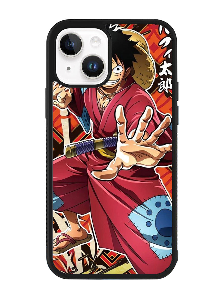 Luffy Arc Wano Kaido iPhone 14 Case QC10473