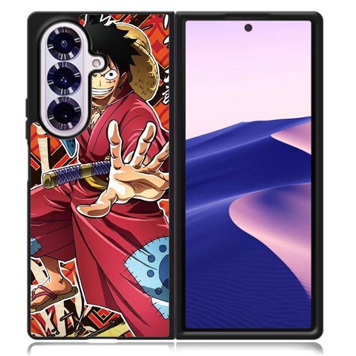 Luffy Arc Wano Kaido Samsung Galaxy Z Fold 7 Case OV10473