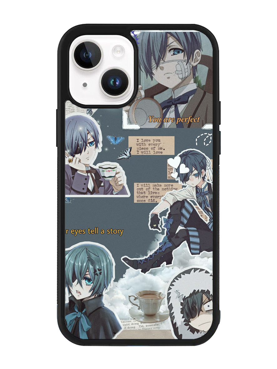 Ciel Phantomhive Anime iPhone 14 Case QC10694