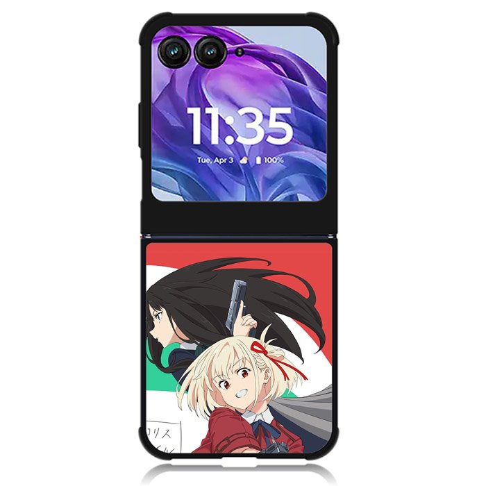 Lycoris Recoil Anime Motorola Moto Razr Plus 2024 , Moto Razr+ 2024 Case OV10479