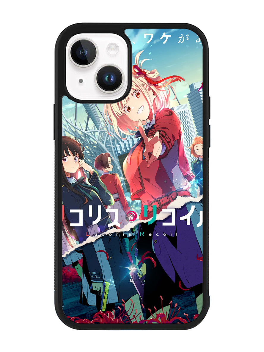 Anime Lycoris Recoil iPhone 15 Plus Case OV10634