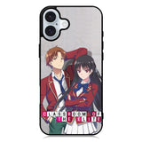 Classroom of the Elite Anime iPhone 16 Plus Case QC10696
