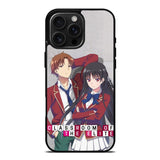 Classroom of the Elite Anime iPhone 16 Pro Max Case OV10696