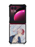 anime boy with cat Motorola Moto Razr Plus 2023 , Moto Razr+ 2023 Case OV0097