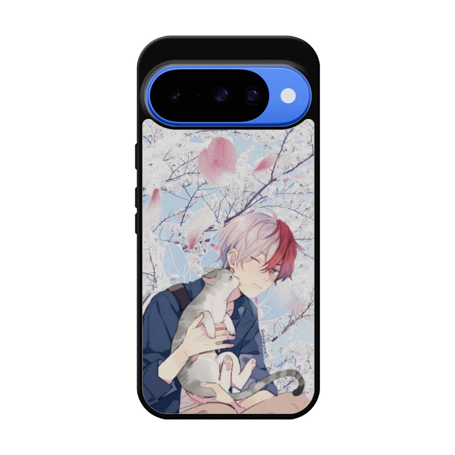 anime boy with cat Google Pixel 10 Case OV0097