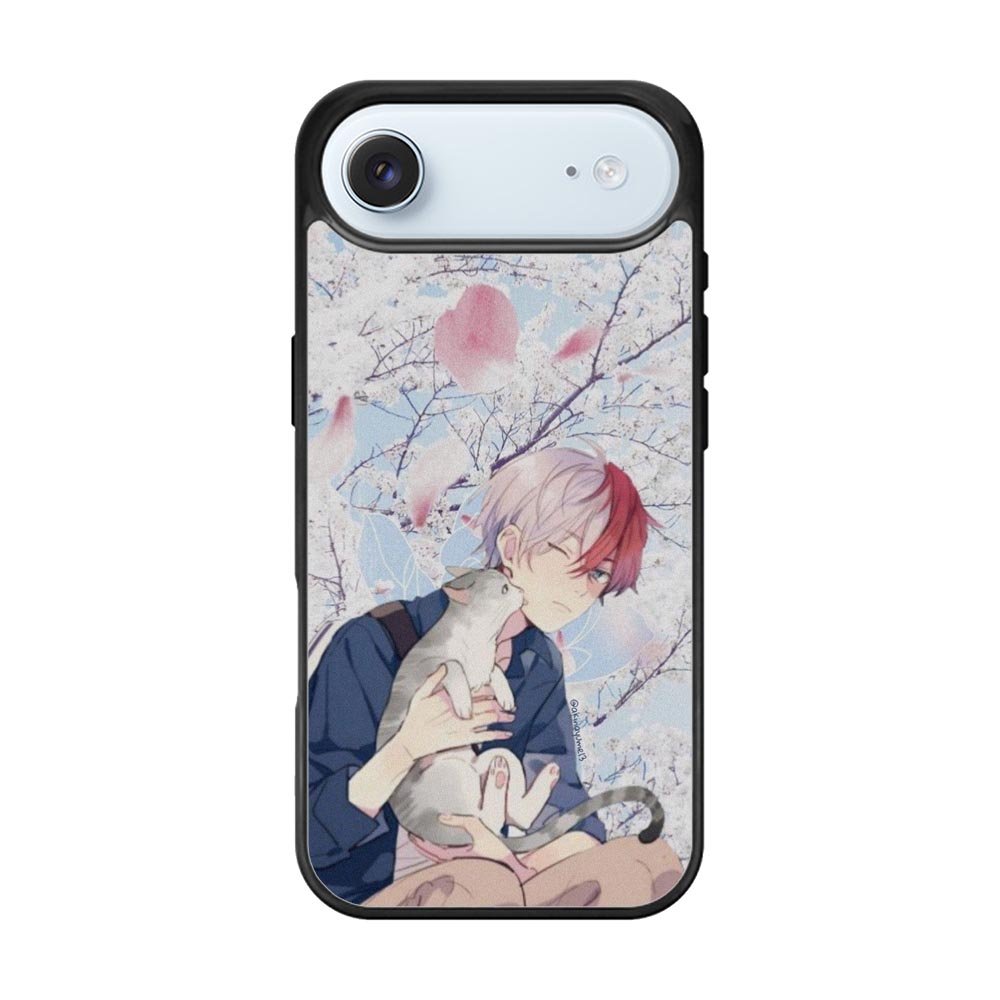 anime boy with cat iPhone Air Case OV0097
