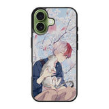 anime boy with cat iPhone 17 Case OV0097