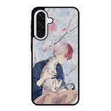 anime boy with cat Samsung Galaxy A36 5G Case RC0097
