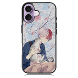 anime boy with cat iPhone 17 Case OV0097