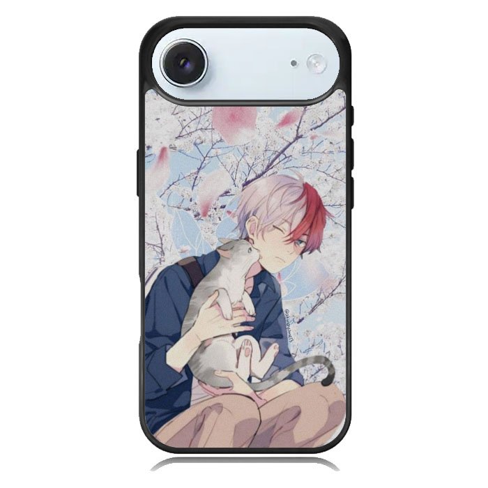 anime boy with cat iPhone 17 Air Case OV0097