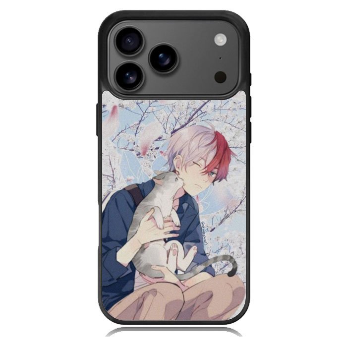 anime boy with cat Samsung Galaxy S26 Case OV0097