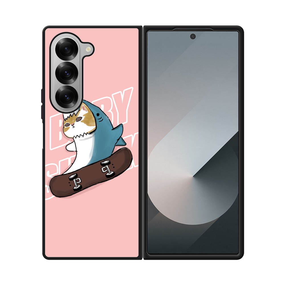 Baby Shark Cat FLO501 Samsung Galaxy Z Fold 7 5G Case