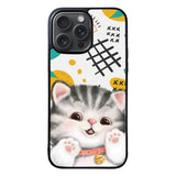 Aesthetic Cat Cute FLO0504 iPhone 15 Pro Max Case
