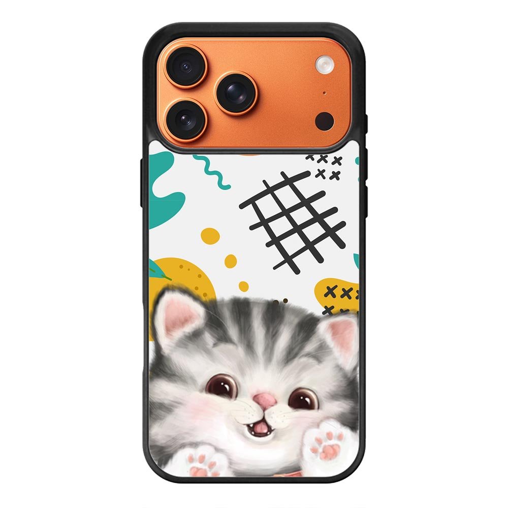 Aesthetic Cat Cute FLO0504 iPhone 17 Pro Case