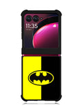 Batman Logo Yellow Black Motorola Moto Razr Plus 2023 , Moto Razr+ 2023 Case OV0112