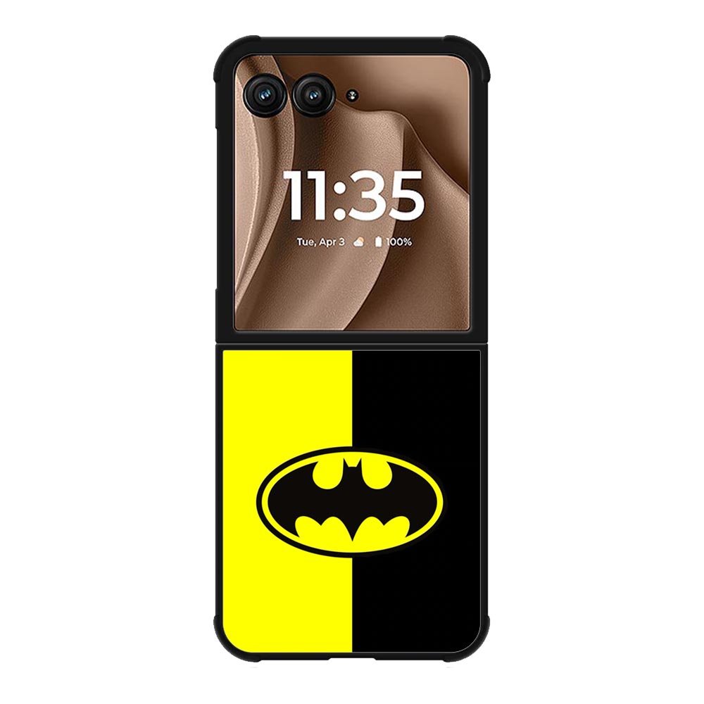 Batman Logo Yellow Black Motorola Moto RAZR Plus 2025 Case OV0112