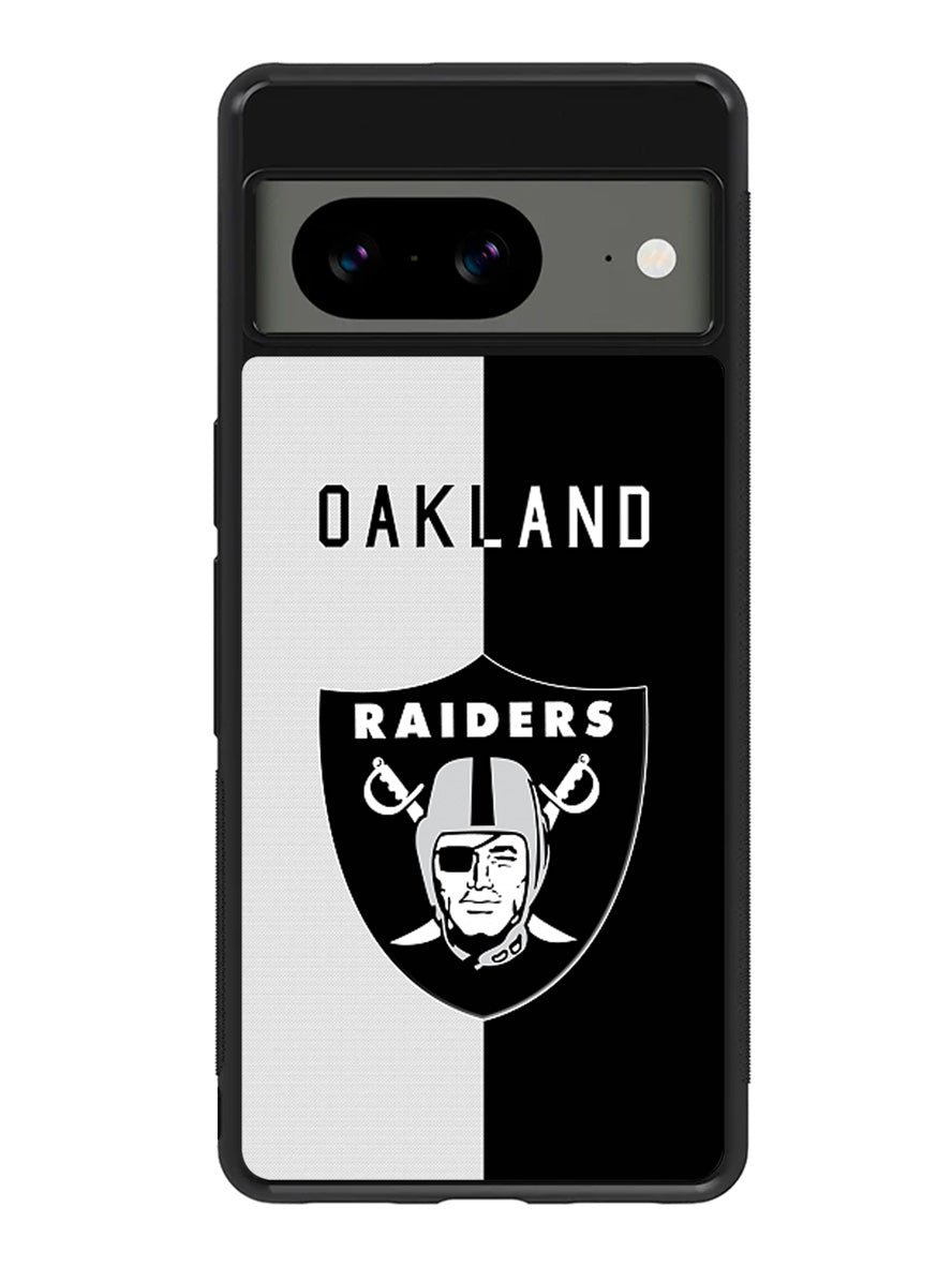 Oakland Raiders BW Google Pixel 8 Case QC0118