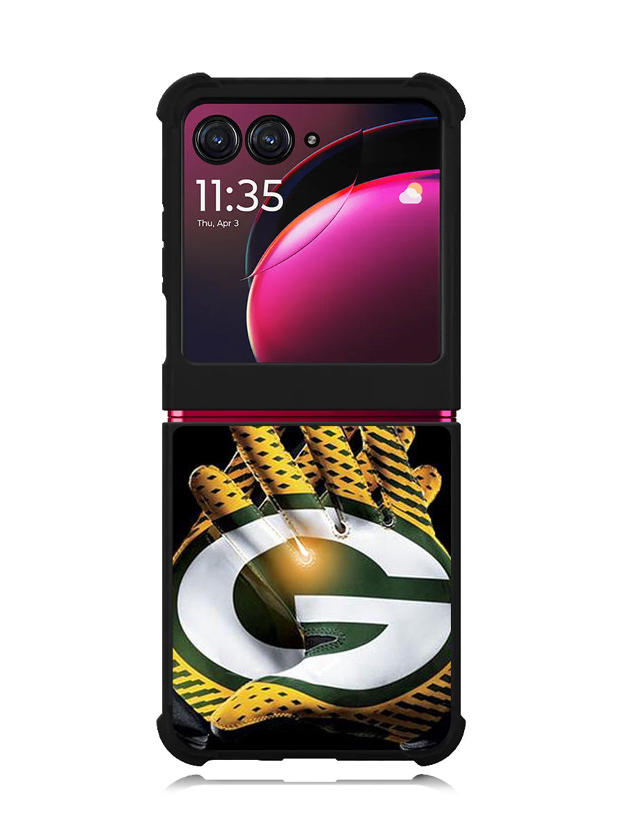 Gloves Green Bay Packers Motorola Moto Razr Plus 2023 , Moto Razr+ 2023 Case