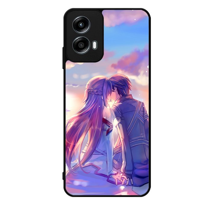 Anime Asuna Yuuki Kirito Sinon SAO Motorola Moto G Play 2024 Case OV0123