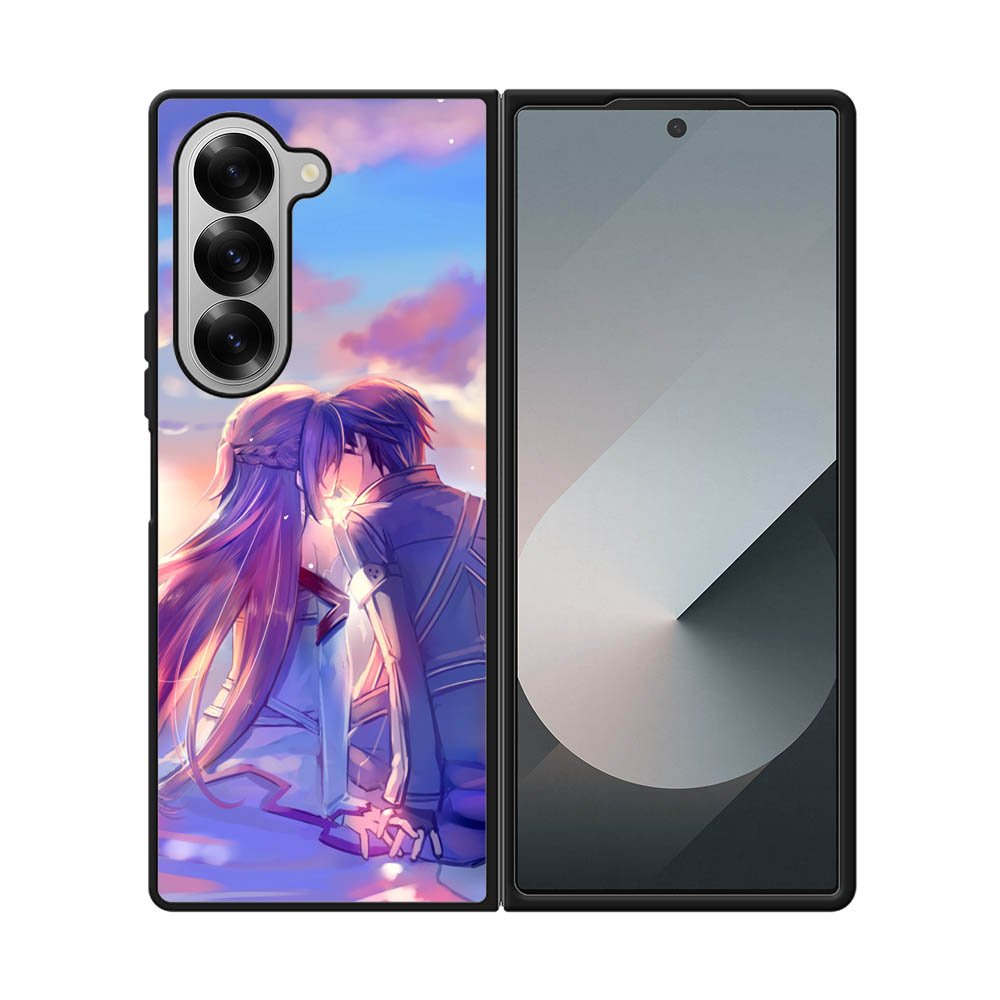 Anime Asuna Yuuki Kirito Sinon SAO Samsung Galaxy Z Fold 7 5G Case OV0123