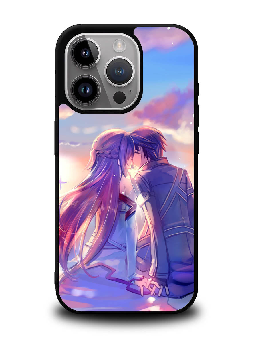 Anime Asuna Yuuki Kirito Sinon SAO iPhone 16 Pro Max Case OV0123