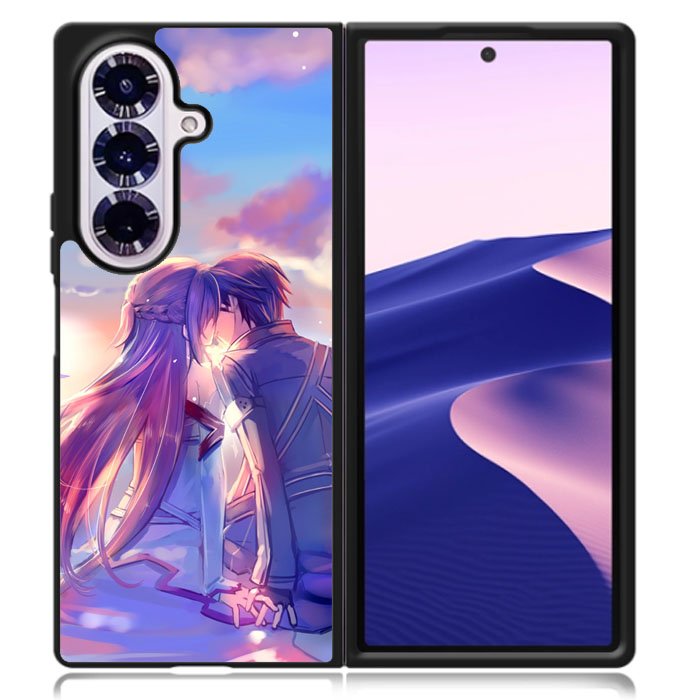 Anime Asuna Yuuki Kirito Sinon SAO Samsung Galaxy Z Fold 7 Case OV0123