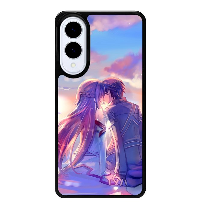 Anime Asuna Yuuki Kirito Sinon SAO Samsung Galaxy S25 Edge 5G Case OV0123