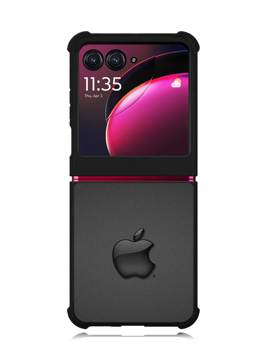 Apple Logo Black Motorola Moto Razr Plus 2023 , Moto Razr+ 2023 Case OV0134