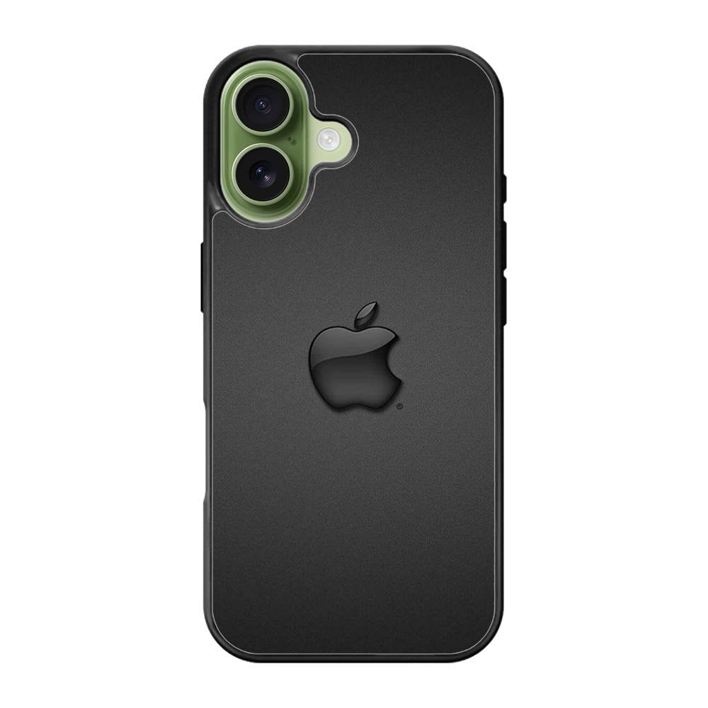 Apple Logo Black iPhone 17 Case OV0134