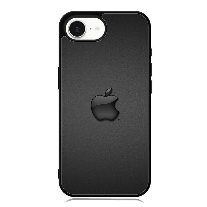 Apple Logo Black iPhone 16e Case OV0134