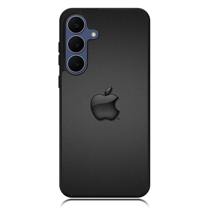 Apple Logo Black Samsung Galaxy S25 FE Case OV0134