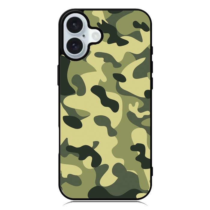 Army Camouflage iPhone 16 Case QC0135