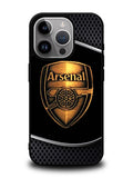 Arsenal Logo Gold 2nd iPhone 15 Pro Case