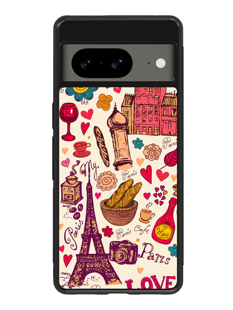 Beautiful Paris Google Pixel 8 Case QC0137