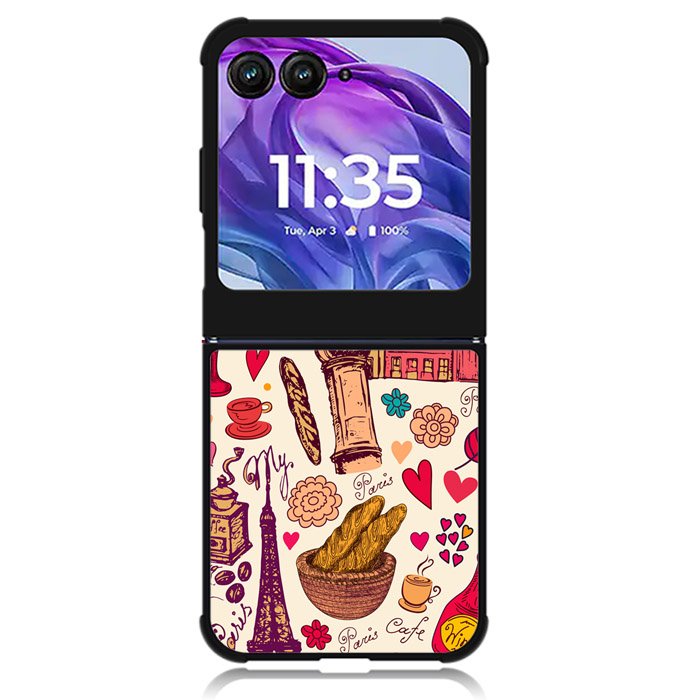Beautiful Paris Motorola Moto Razr Plus 2024 , Moto Razr+ 2024 Case OV0137