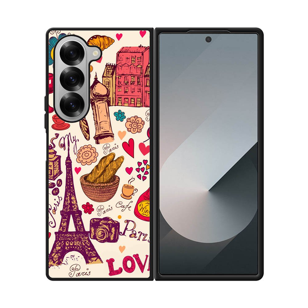 Beautiful Paris Samsung Galaxy Z Fold 7 5G Case OV0137