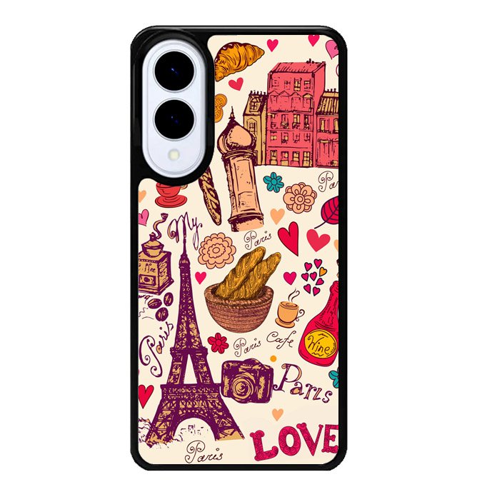 Beautiful Paris Samsung Galaxy S25 Edge 5G Case OV0137