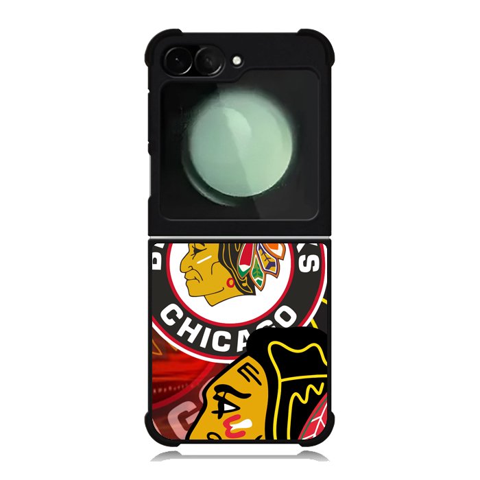 Chicago Blackhawks Logo Samsung Galaxy Z Flip 6 5G 2024 Case OV0154